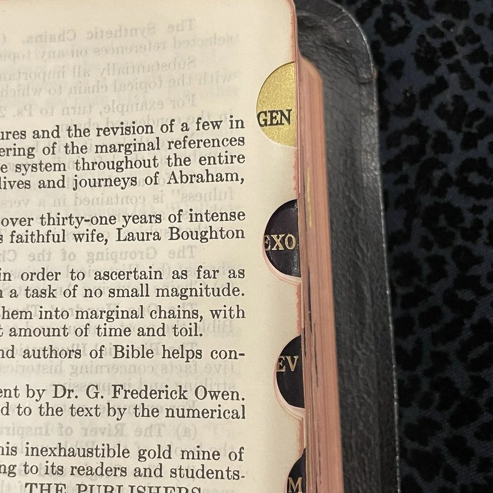 Thompson Chain Reference Bible KJV 1964 4th Improved Edition‎ Leather Case